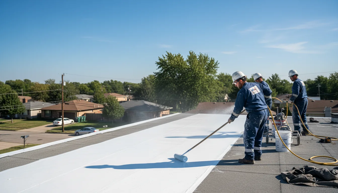 Commercial roof coating in Little Silver, NJ near me
